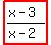 highlight%28%28x-3%29%2F%28x-2%29%29
