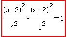 highlight%28%28y-2%29%5E2%2F4%5E2-%28x-2%29%5E2%2F5%5E2=1%29