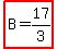 highlight%28+B=17%2F3%29