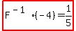 highlight%28+F%5E%28-1%29%28-4%29=1%2F5%29