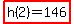 highlight%28+h%282%29=146%29