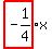 highlight%28-1%2F4%29x