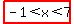 highlight%28-1%3Cx%3C7%29