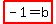 highlight%28-1=b%29
