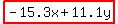 highlight%28-15.3x%2B11.1y%29
