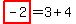 highlight%28-2%29+=+3%2B4