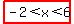 highlight%28-2%3Cx%3C6%29