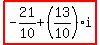 highlight%28-21%2F10%2B%2813%2F10%29i%29