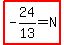 highlight%28-24%2F13+=+N%29