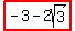 highlight%28-3-2sqrt%283%29%29