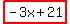 highlight%28-3x%2B21%29