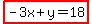 highlight%28-3x%2By=18%29