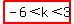 highlight%28-6%3Ck%3C3%29