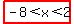 highlight%28-8%3Cx%3C2%29