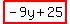highlight%28-9y+%2B+25%29