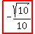 highlight%28-sqrt%2810%29%2F10%29