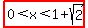 highlight%280%3Cx%3C1%2Bsqrt%282%29%29