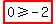 highlight%280%3E=-2%29