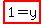 highlight%281=y%29