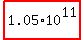 highlight%281.05%2A10%5E11%29