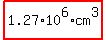 highlight%281.27%2A10%5E6%2Acm%5E3%29