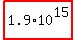 highlight%281.9%2A10%5E15%29