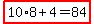 highlight%2810%2A8%2B4=84%29