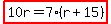 highlight%2810r=7%28r%2B15%29%29