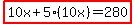 highlight%2810x%2B5%2810x%29=280%29