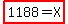 highlight%281188+=+X%29