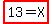 highlight%2813+=+X%29