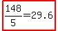 highlight%28148%2F5=29.6%29