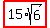 highlight%2815%2Asqrt%286%29%29