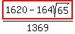 highlight%281620-164sqrt%2865%29%29%2F1369%29