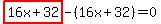 highlight%2816x%2B32%29-%2816x%2B32%29=0