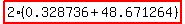highlight%282%280.328736%2B48.671264%29%29