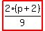 highlight%282%28p%2B2%29%2F9%29