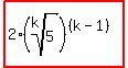 highlight%282%28root%28k%2C5%29%29%5E%28%28k-1%29%29%29