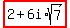 highlight%282%2B6i%2Asqrt%287%29%29