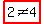 highlight%282+%3C%3E+4%29