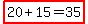 highlight%2820%2B15=35%29