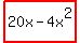 highlight%2820x-4x%5E2%29