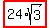 highlight%2824%2Asqrt%283%29%29