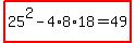 highlight%2825%5E2-4%2A8%2A18=49%29