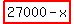 highlight%2827000+-x%29