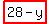 highlight%2828+-+y%29