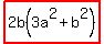 highlight%282b%283a%5E2%2Bb%5E2%29%29