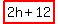 highlight%282h+%2B+12%29