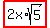 highlight%282x%2Asqrt%285%29%29