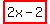 highlight%282x-2%29